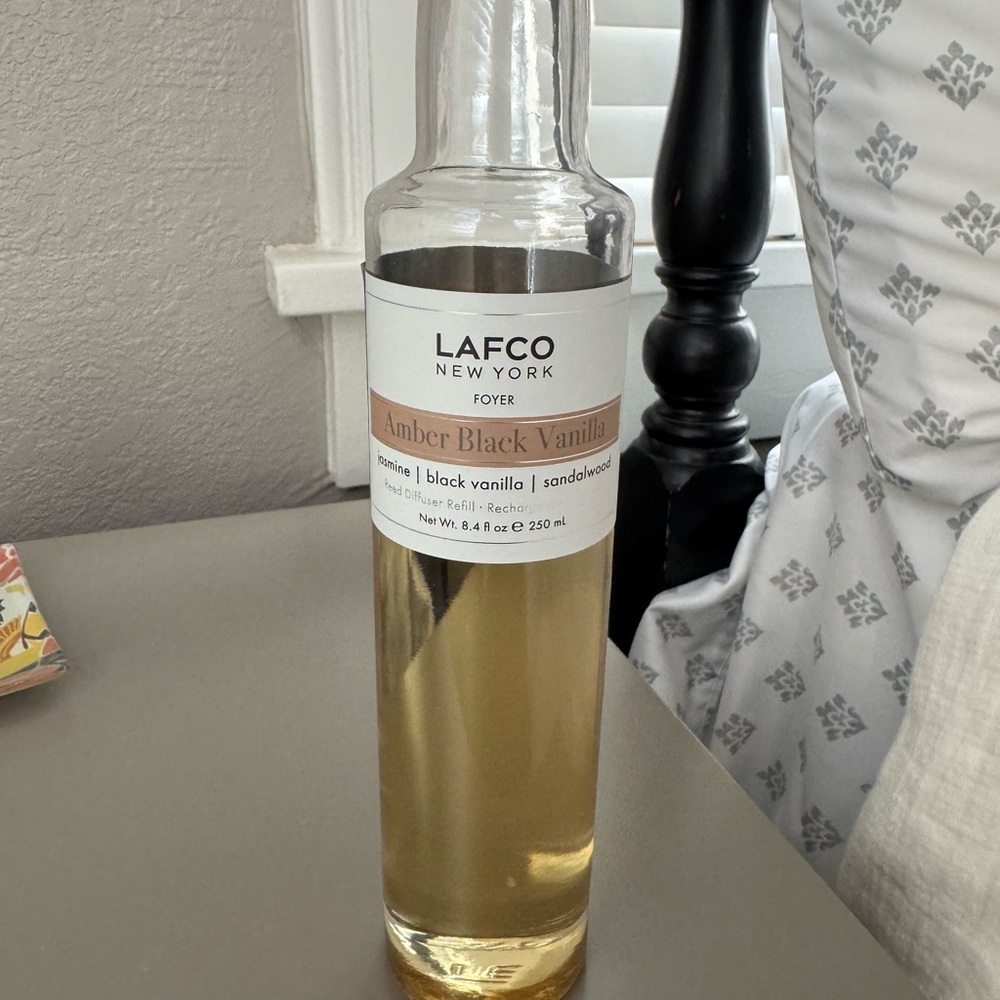 Lafco Amber Black Vanilla Diffuser Refill